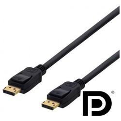 Deltaco Displayport 1.2 Mand til Mand 4K UHD 2m - Kabeltilbud