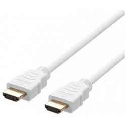 Deltaco HDMI A-Han til A-Han 2.1 3m Hvid Kabel