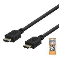 Deltaco Premium HDMI Kabel 4K 60Hz, 1,5m, Sort