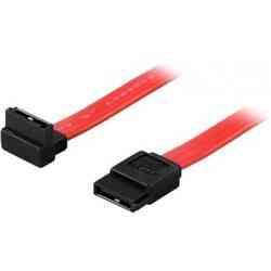 Deltaco SATA/SAS Kabel 0,3m - Lige til Vinklet Op