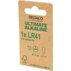 Deltaco Ultimate Alkaline LR41 Knapbatteri, 1 stk.