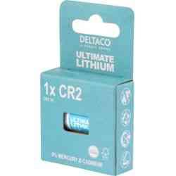 Deltaco Ultimate Lithium CR2 Batteri, 3V, 1 stk.