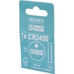 Deltaco Ultimate Lithium CR2450 Knapcellebatteri 1-pak