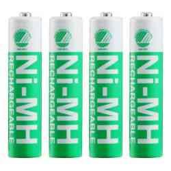 Deltaco Ni-MH Genopladelige AAA Batterier 1000mAh 4-pak