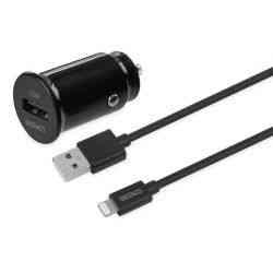 Deltaco Billader med 1x USB-A og Lightning Kabel
