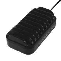 Deltaco Opladningsstation med 10 USB-porte