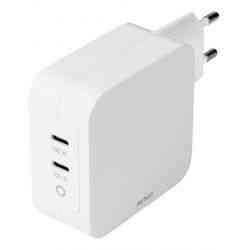 Deltaco Wall Charger, Usb-c Gan Techn., 2xusb-c Pd, 100w - Oplader