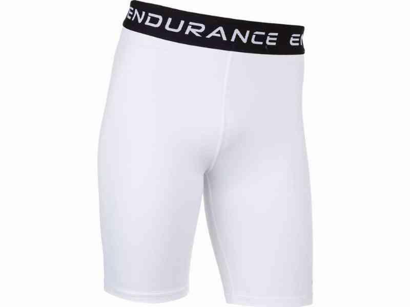 Endurance Power Shorts - Løbetights Herre 3XL Hvid