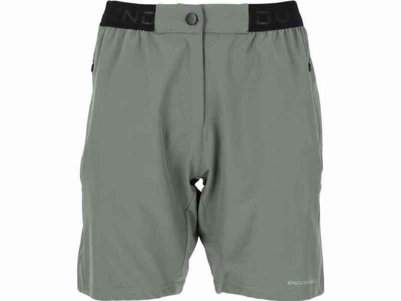 Endurance Macbeth - Hyperstretch Shorts - Dame - Desert Green - 36