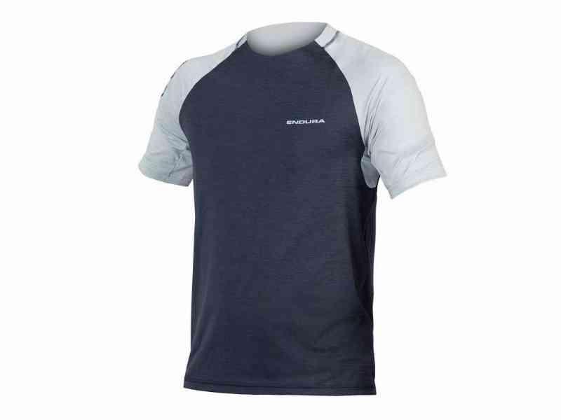 Endura Singletrack MTB T-shirt - Korte ærmer - Mørk blå - Str. M