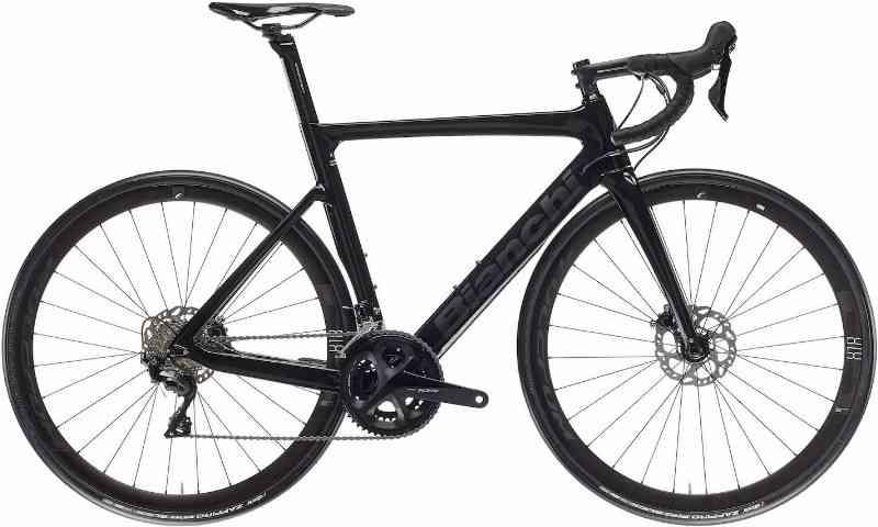 Bianchi Aria Aero 105 Di2 Disc 2023 - Sort Cykel