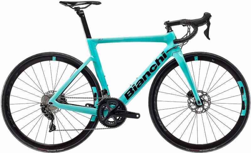 Bianchi Aria Aero 105 Di2 Disc 22g 2023 - Celeste