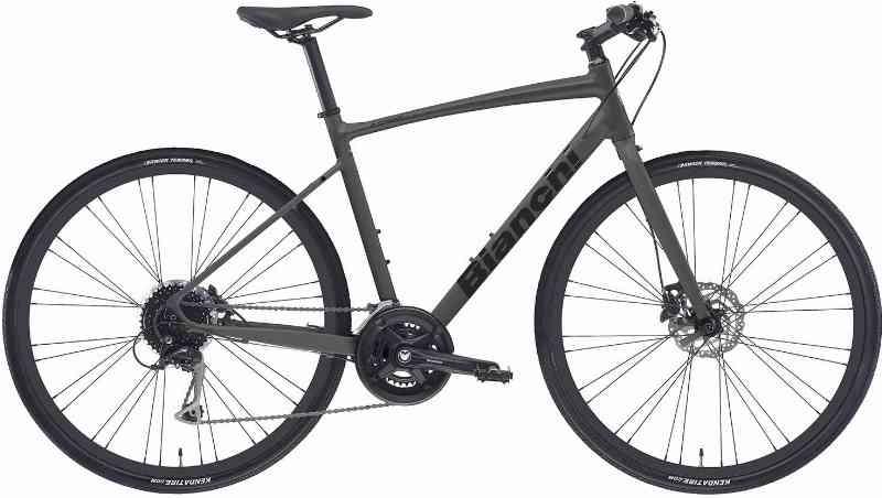 Bianchi C-sport 3 18g Disc 2023 - Sort Cykel