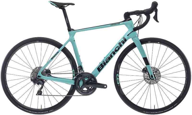 Bianchi Infinito XE 105 Di2 2023 - Celeste Disc Cykel