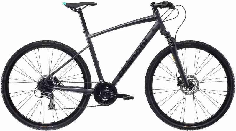 Bianchi C-Sport Cross 2 Disc 2023 - Hybridcykel i Sort