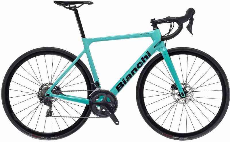 Bianchi Sprint 105 Di2 Disc 24g 2023 - Celeste Tilbud!