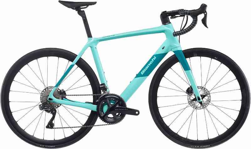 Bianchi Infinito Ultegra Di2 2023 - Celeste Disc 24g
