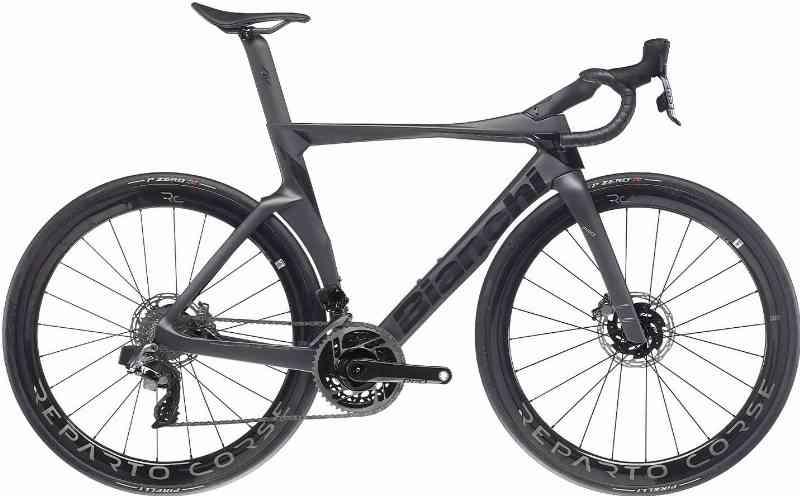 Bianchi Oltre Pro RED eTap AXS 24g 2023 - Sort Cykel