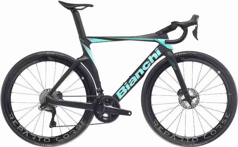 Bianchi Oltre Pro Ultegra Di2 2023 - Sort Cykel