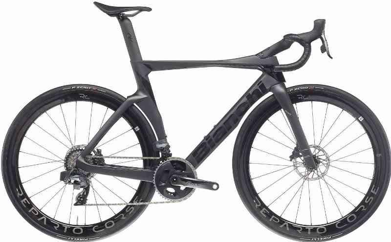 Bianchi Oltre Pro Force eTap axS 24g 2023 - Sort Cykel