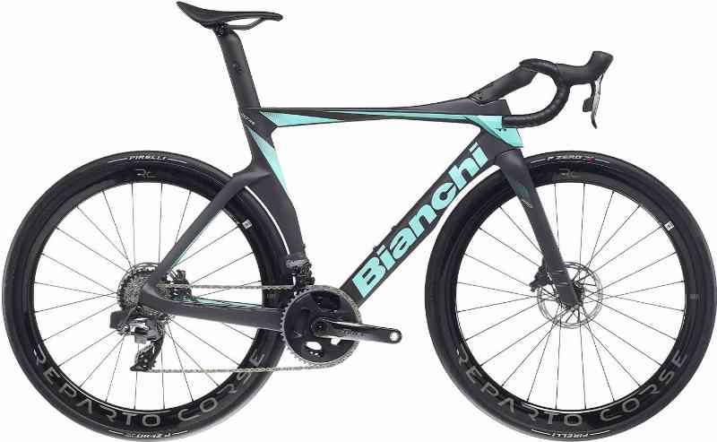Bianchi Oltre Pro Force eTap axS 24g 2023 - Sort Cykel