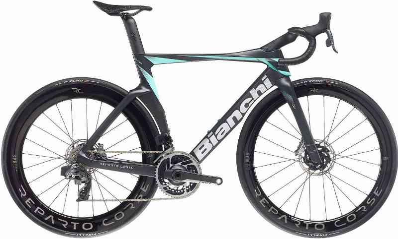 Bianchi Oltre RC RED eTap AXS 24g 2023 - Sort Cykel