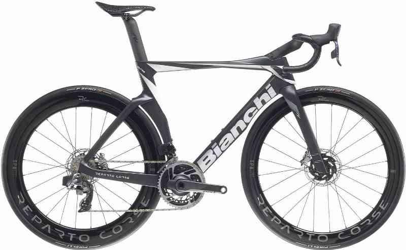 Bianchi Oltre RC RED eTap AXS 24g 2023 - Sort Cykel