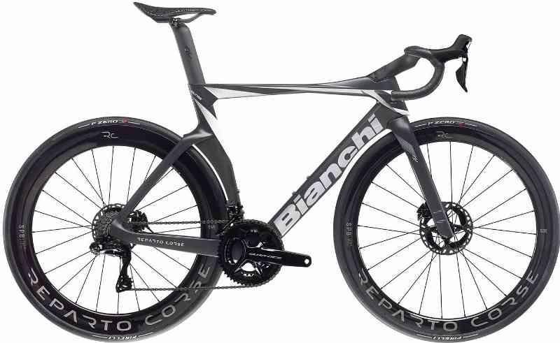 Bianchi Oltre RC Dura Ace Di2 24g 2023 - Sort Cykel
