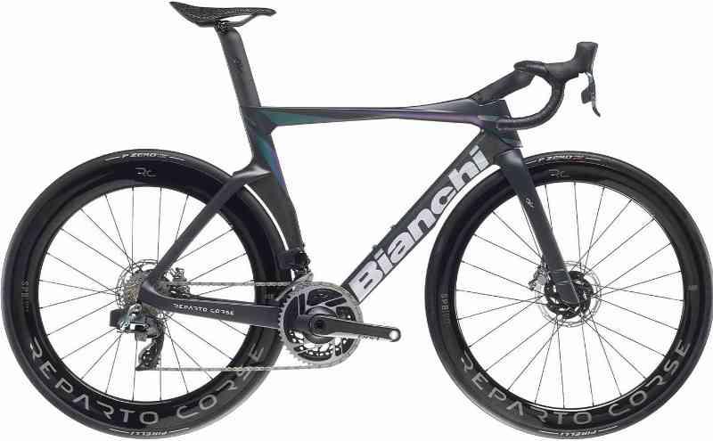 Bianchi Oltre RC RED eTap AXS 24g 2023 - Sort Cykel