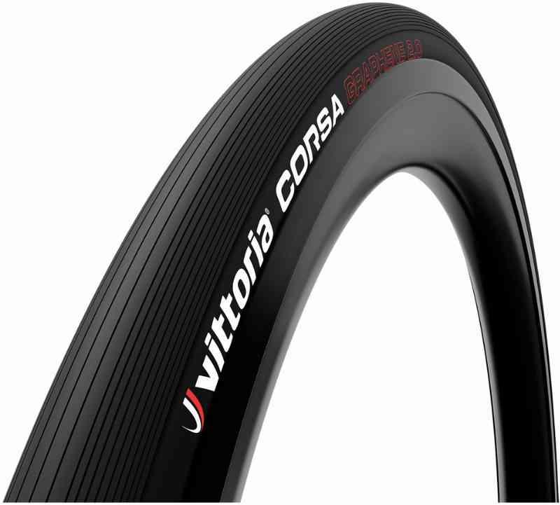 Vittoria Corsa Tubeless Ready 700x25/28 - Sort