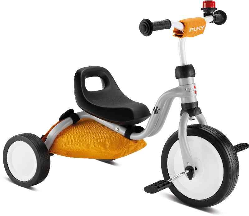 PUKY Fitsch med taske 12" - Grå/orange