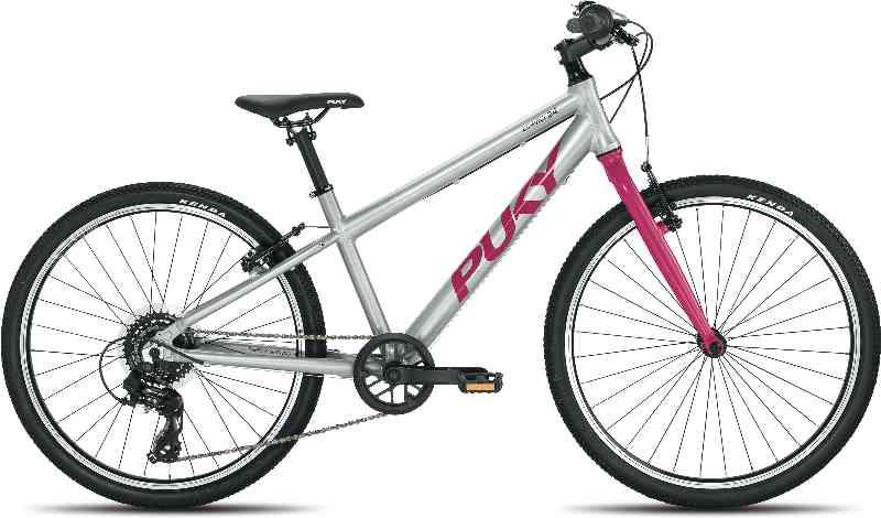 PUKY LS-PRO 24 Alu 24" - Sølv og Lilla