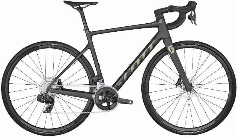 Scott Addict 10 2022 - Sort Cykel