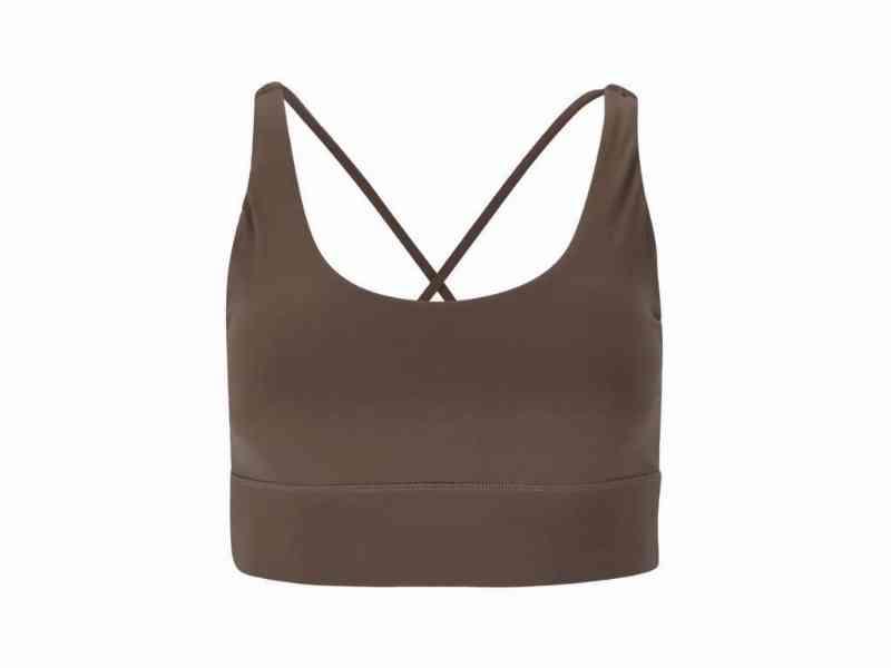 Athlecia Gaby sports-bh til damer - Deep Taupe, XL