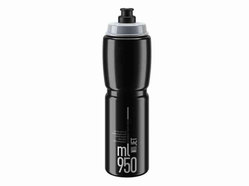 Elite Jet - 950ml Drikkeflaske - 100% Nedbrydelig - Sort