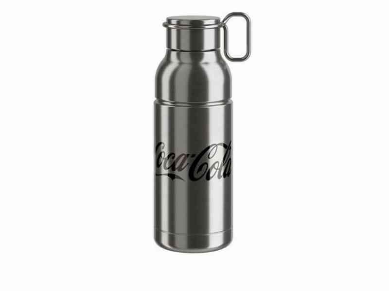 Elite Mia Coca-Cola - 650ml Drikkeflaske - Sølv/Sort