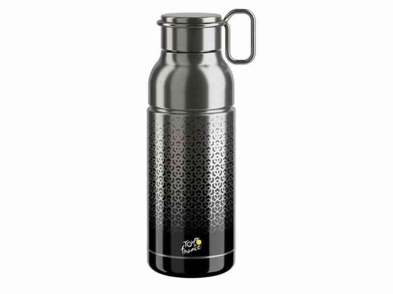 Elite Mia Tour de France - Drikkeflaske 650ml - Sort/Sølv