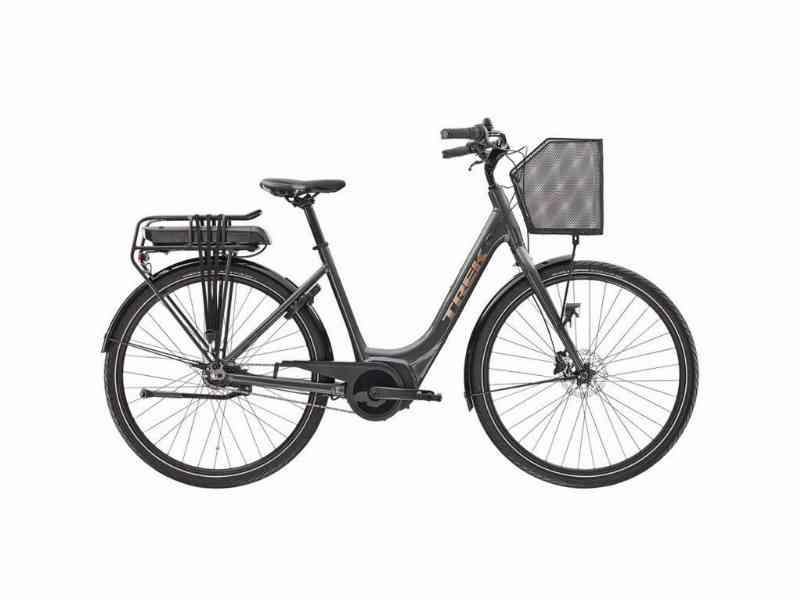 Trek District+ 1C Elcykel - Grå (400Wh) Tilbud!