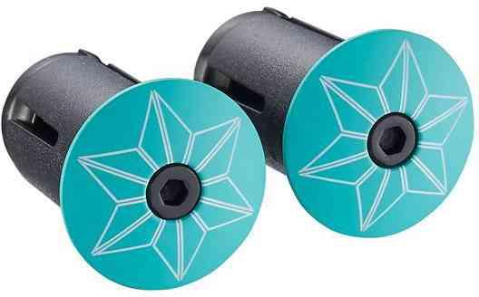 Supacaz Styrpropper Star Plugz - Turkis Coating