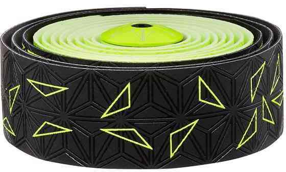Supacaz Sticky KUSH Styrbånd - Gul Stjernedesign
