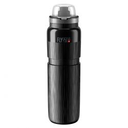 Elite FLY MTB Drikkeflaske 950ml - Sort, Grå Logo