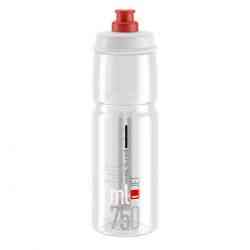 Elite Drikkeflaske Jet klar med rød logo 750ml