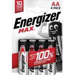 Energizer Max AA Batterier - 4 Stk.