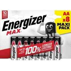 Energizer Max AA Batterier - 8 Stk. Pakke