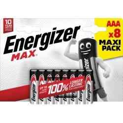 Energizer Max AAA 8-pak - Batterier