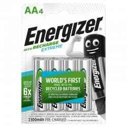 Energizer Genopladelige AA Batterier 2300mAh 4-pak