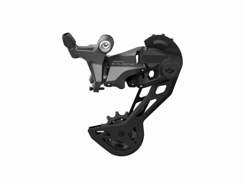 Shimano Cues Bagskifter RD-U6020-10 - 2x10 Gear - Sort