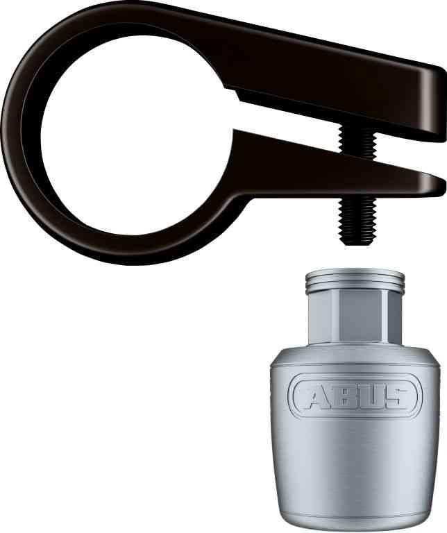 Abus NutFix M5 Sadelklemme ø31.8mm - Sølv