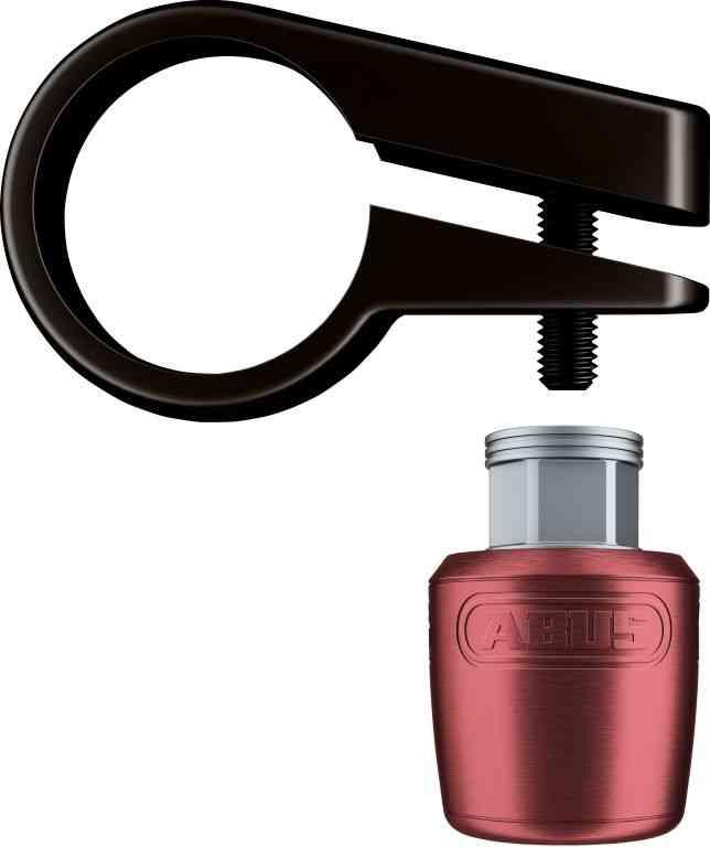 Abus NutFix M5 Sadelklemme 31,8 mm - Rød
