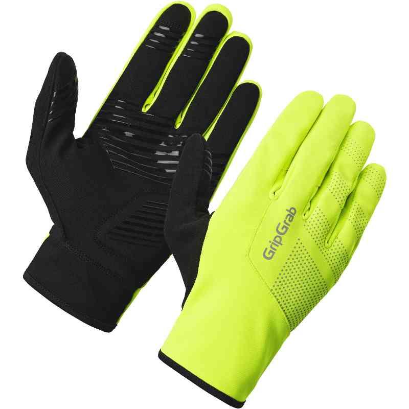 GripGrab RIDE 2 Vindtætte Handsker - Gul Hi-Vis